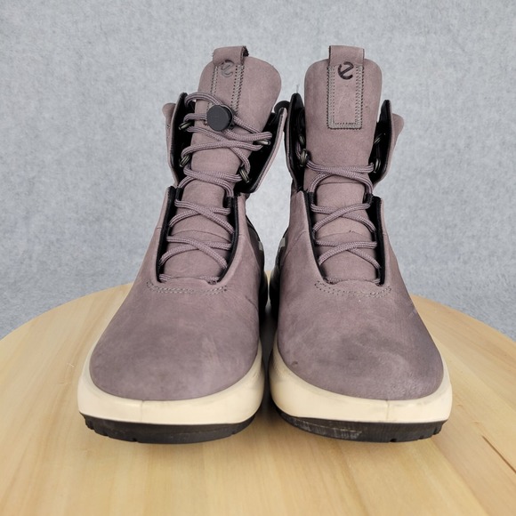 Ecco Solice Yak Leather‎ Goretex Boots Gravity Nubuck Women's 7-7.5 - Picture 2 of 11